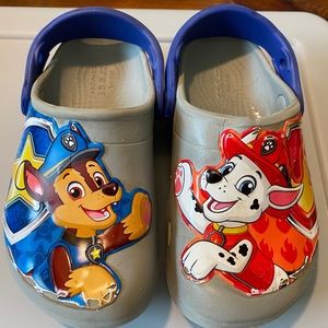 Paw Patrol Crocs Toddler Size 10